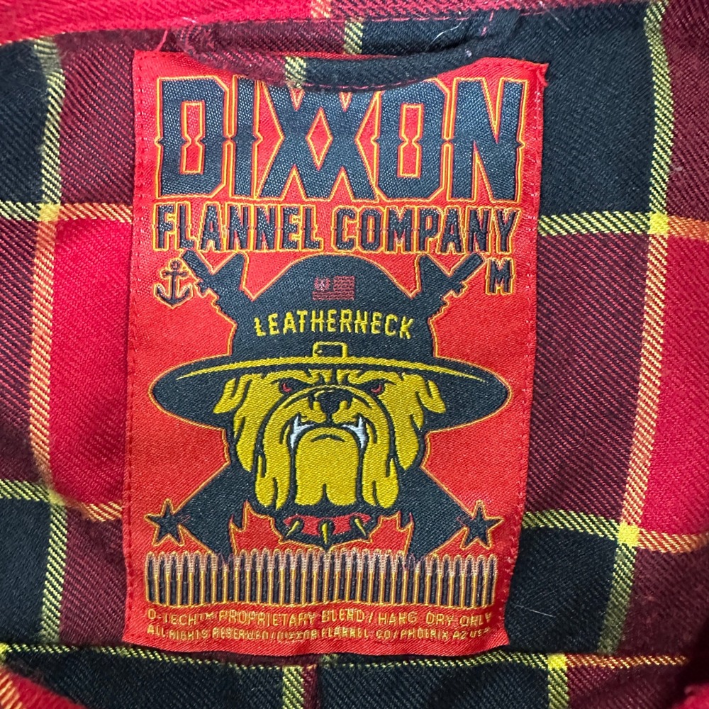 Lot x2 Dixxon Flannel Men's Size M Leatherneck & The .556 Plaid D-Tech Shirts - Picture 8 of 16